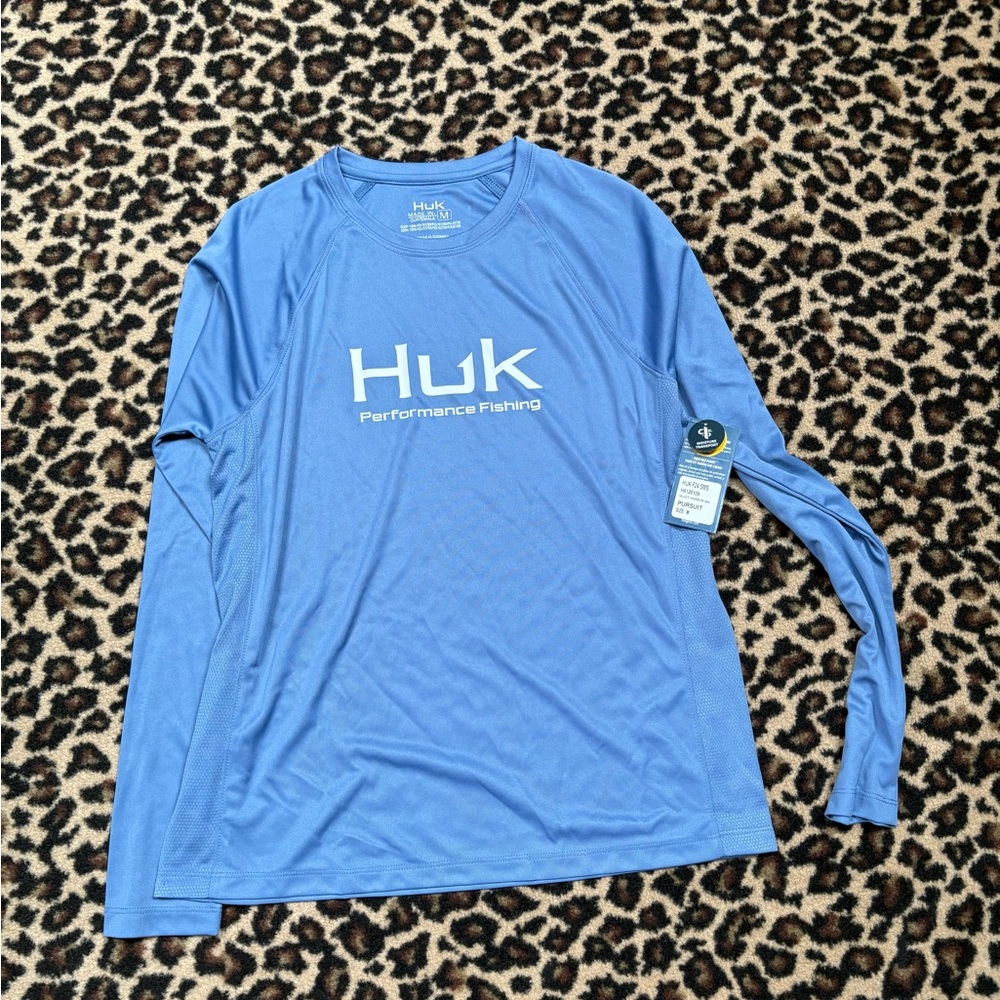NWT HUK FISHING Quiet Harbor Pursuit long sleeve shirt